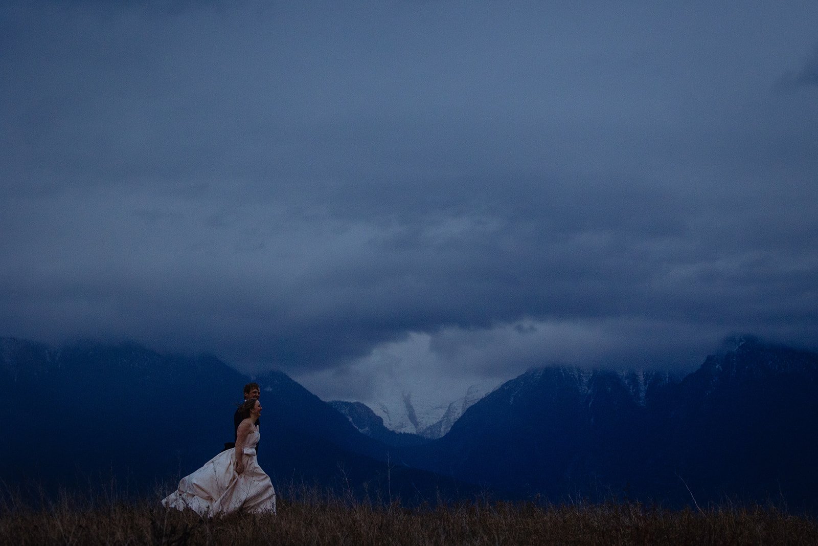 Blue Hour Mission Mountains