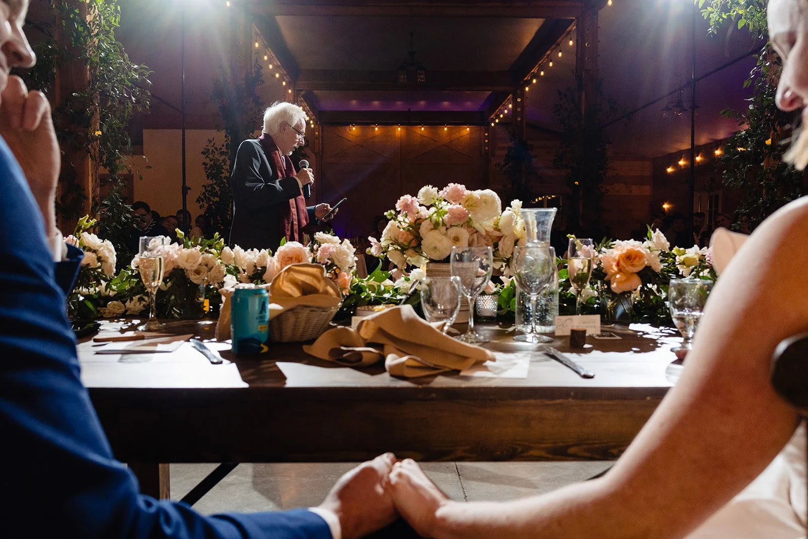Indoor Wedding Reception at Rugged Horizon for November Wedding