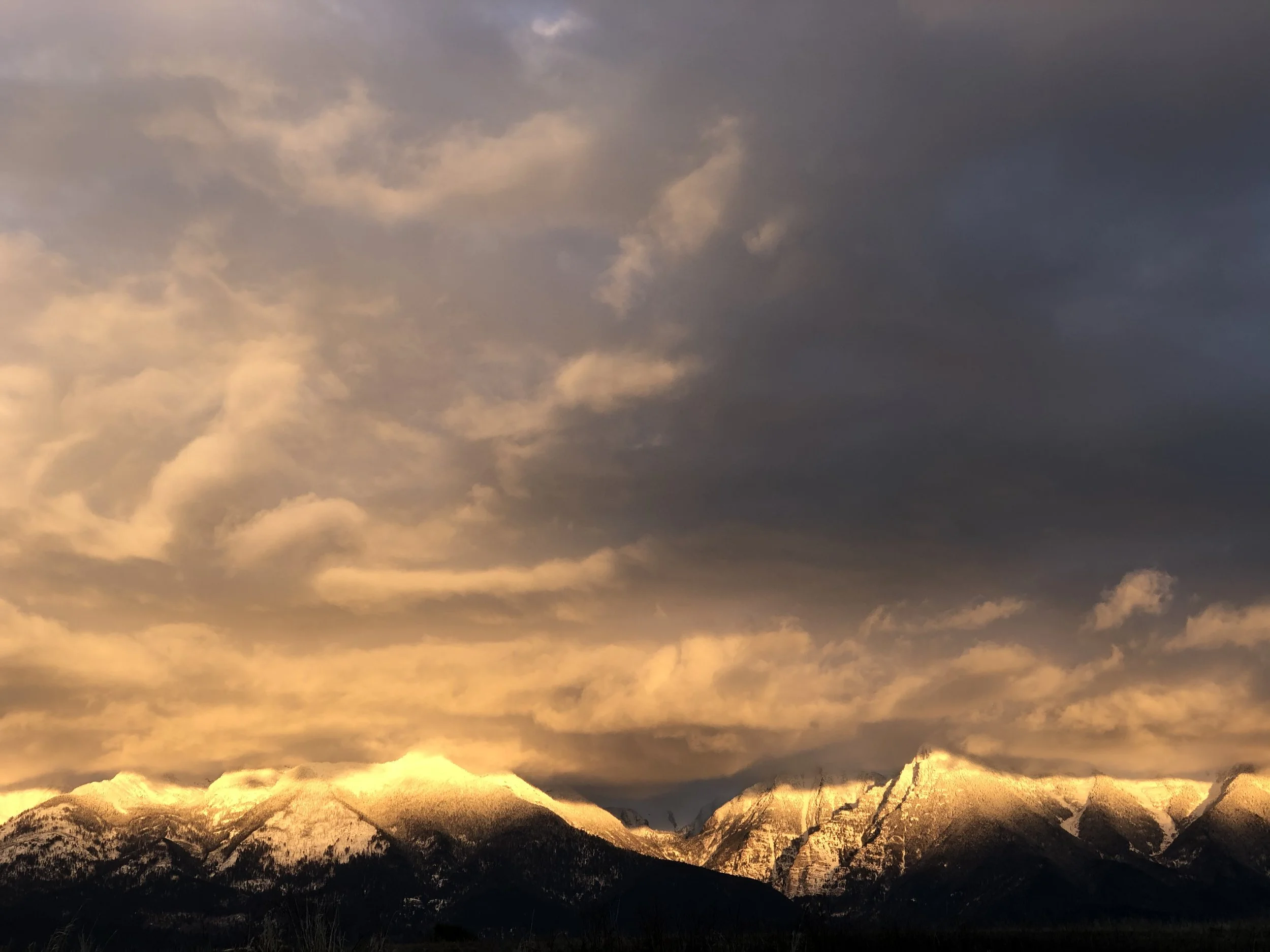 February Winter Wedding Sunset