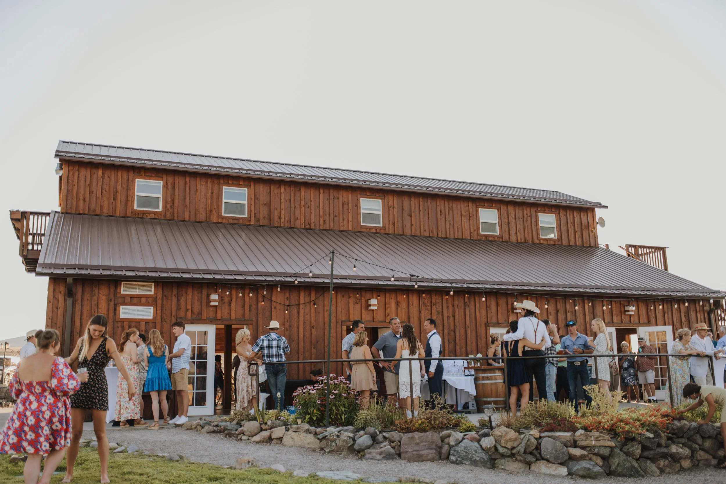 Social Hour on East Patio at Rugged Horizon