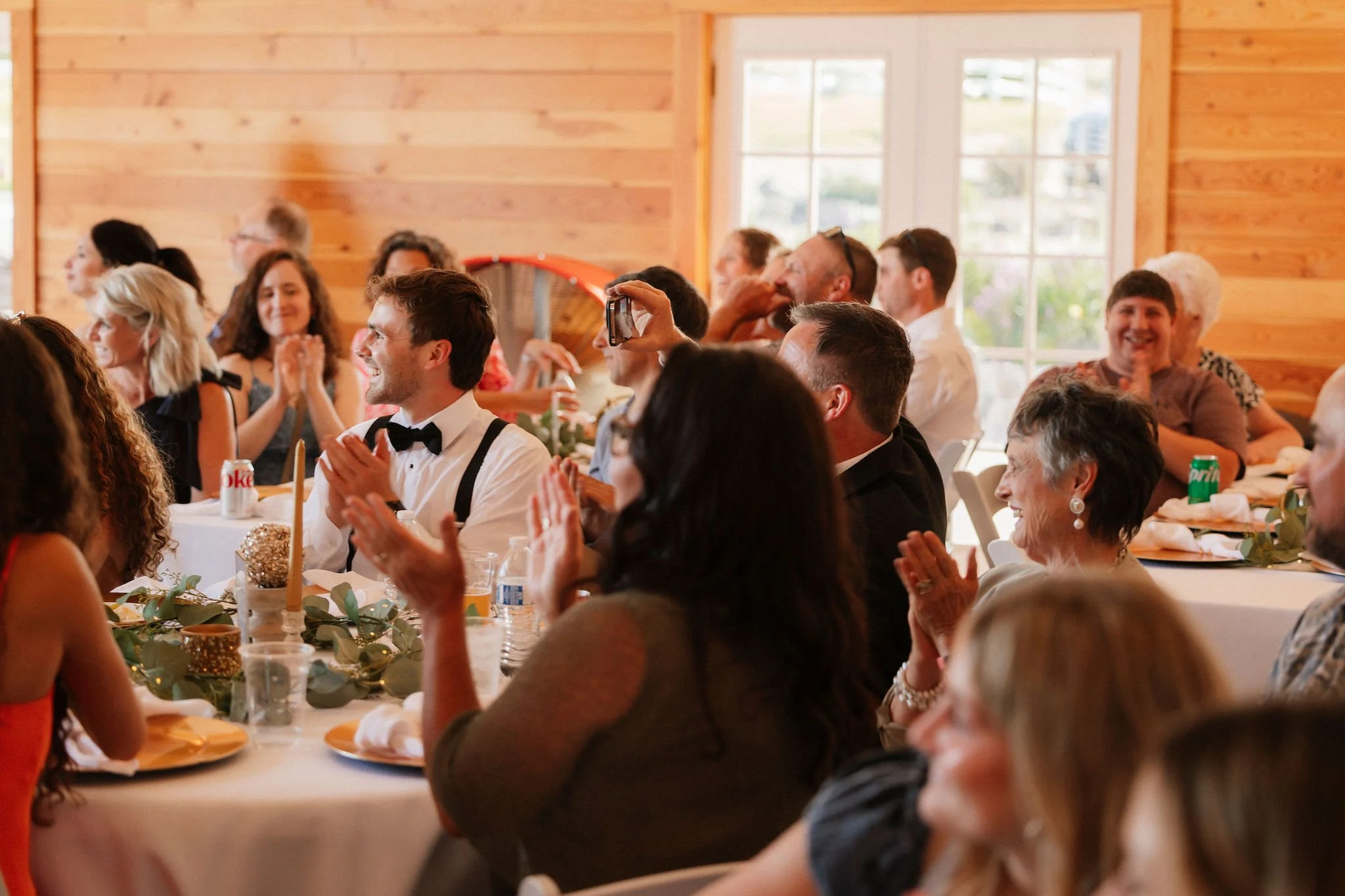 Gather your friends and family together to host your wedding reception at the Rugged Horizon wedding venue in St. Ignatius, Montana. Photo by Aleks Was