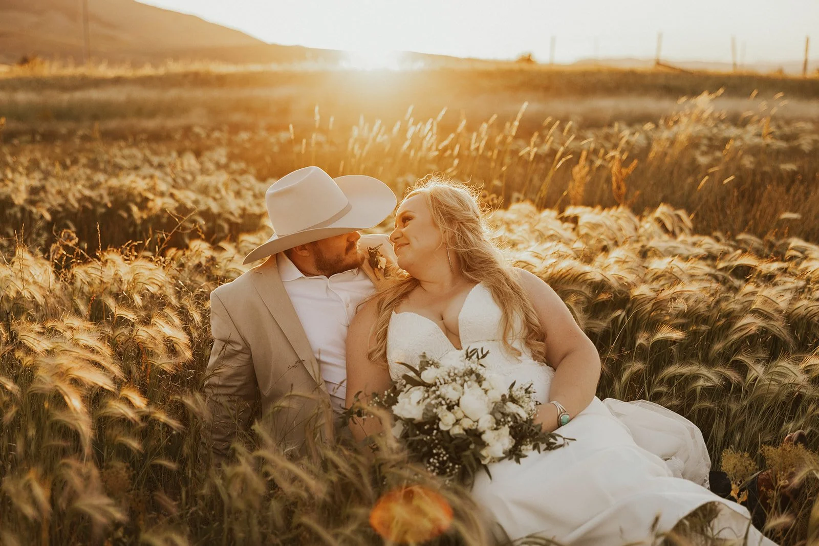 Golden Hour Wedding Portraits (Copy)