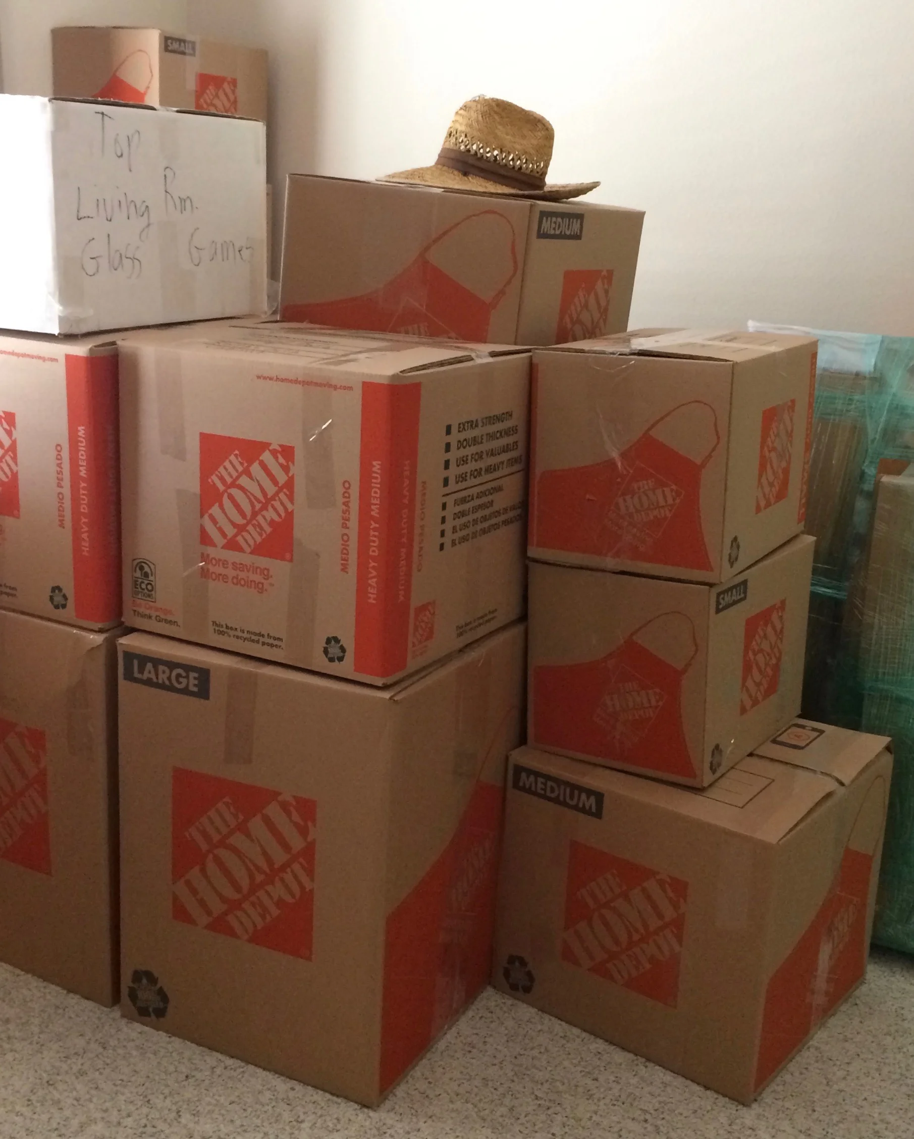 Home Depot was our moving partner. 