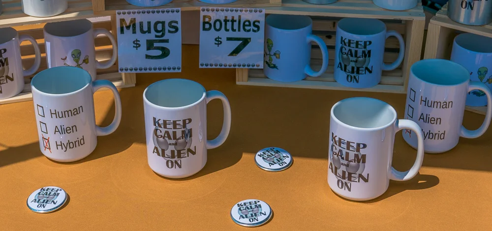 Merchandizing of Alien SWAG. 