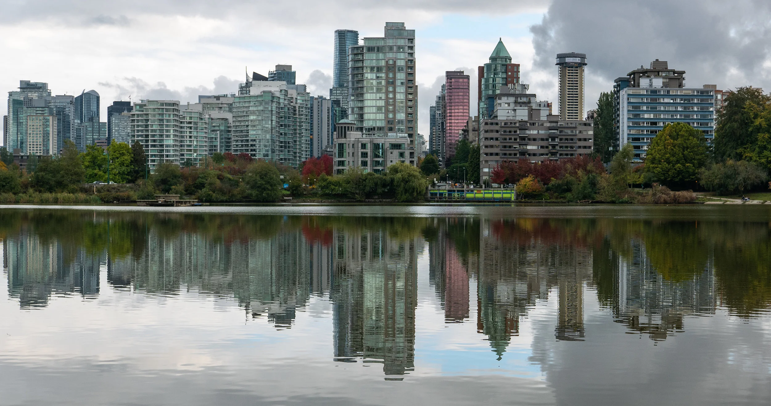 Vancouver skyline from Stanley Park.