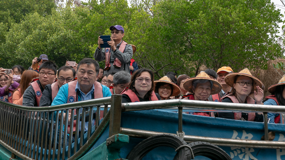 The boat ride through the Green Tunnel, Tainan, Taiwan