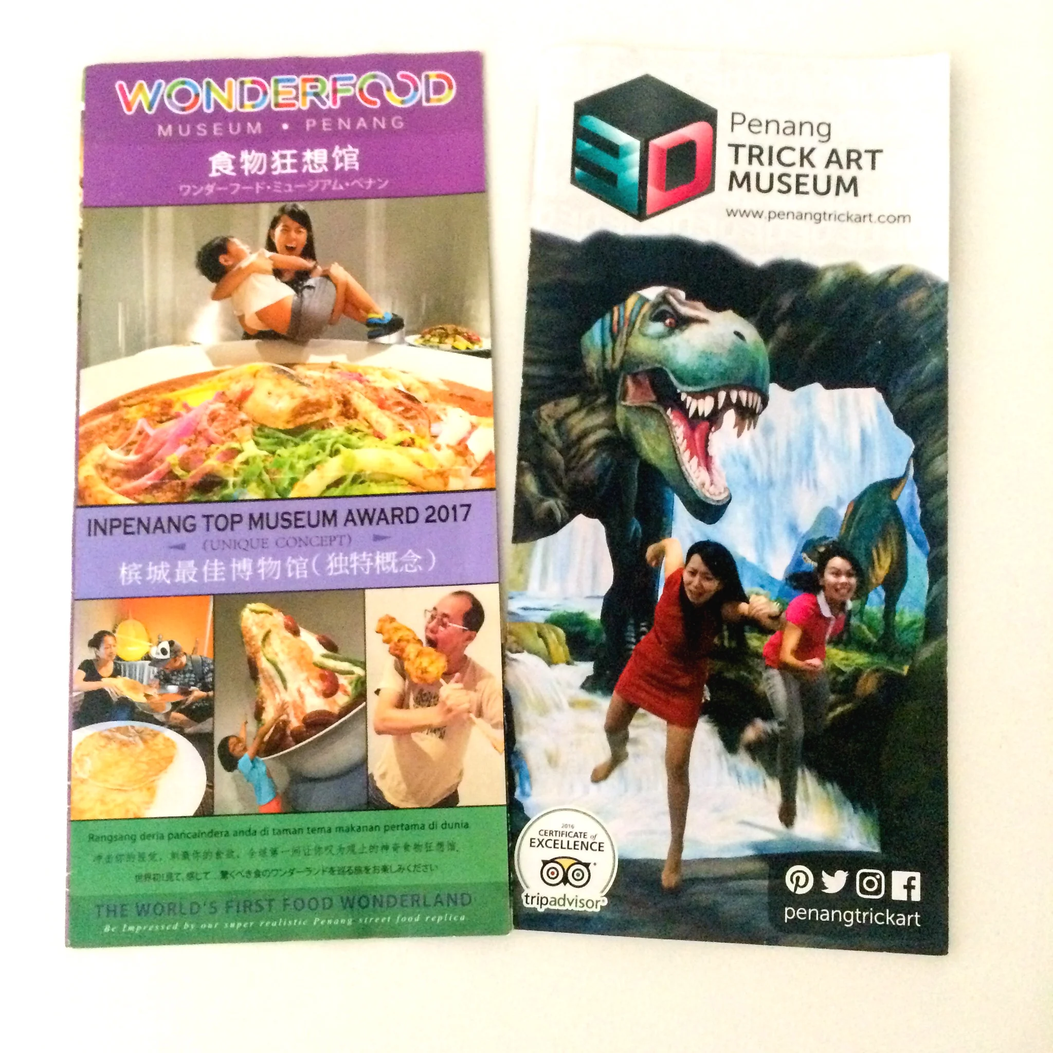 I missed seeing Wonderfood and the Trick Art Museum!