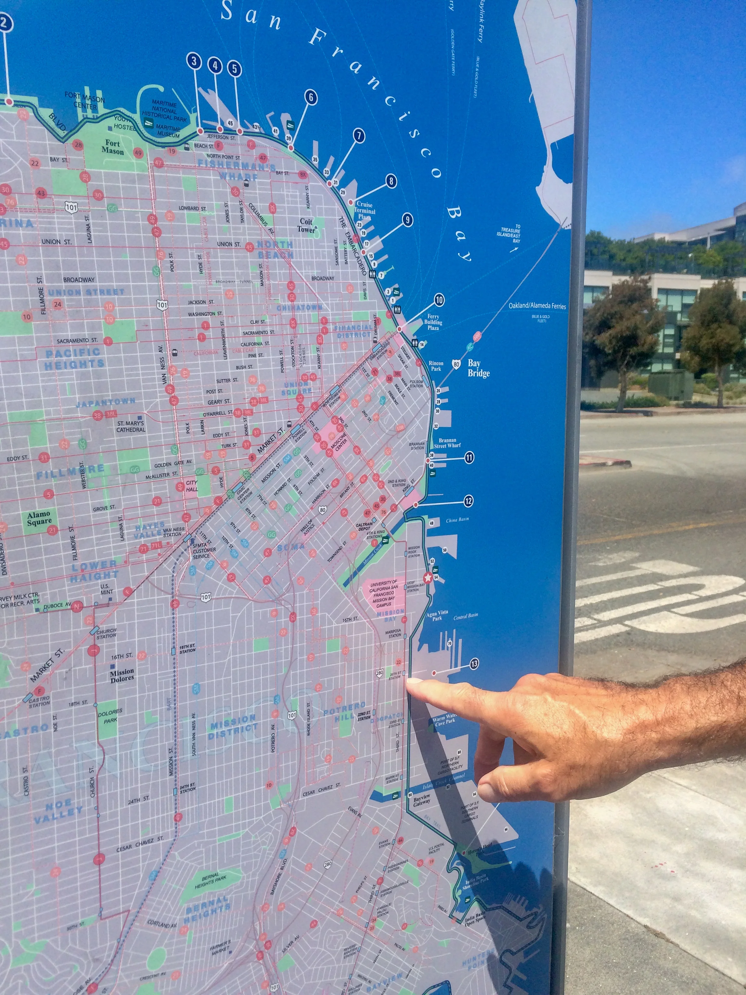The trail is well marked, mapped and friendly.