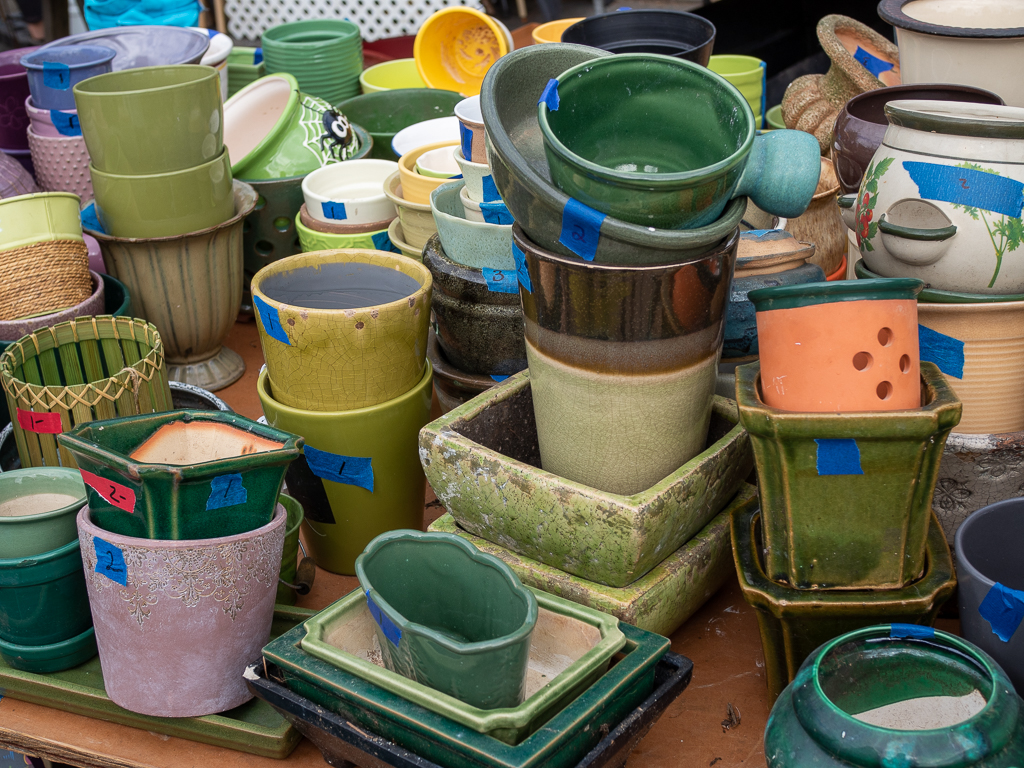 A gaggle of green goodies.