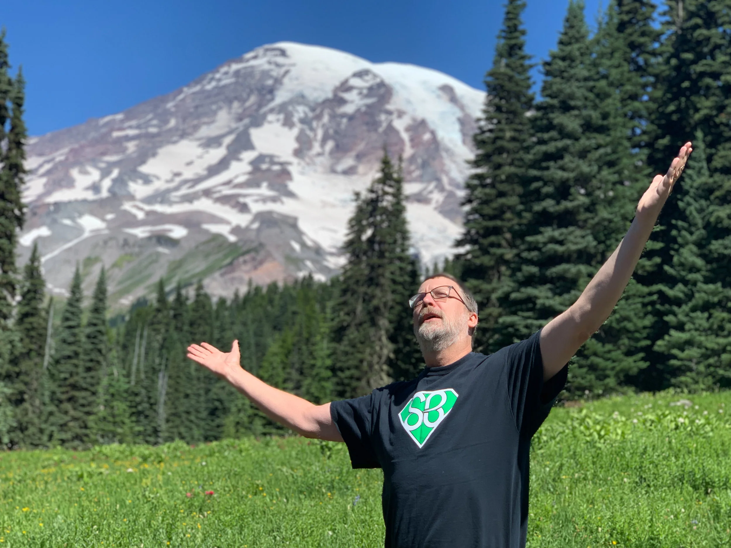 What’s a person to do? Mount Rainier is so beautiful.