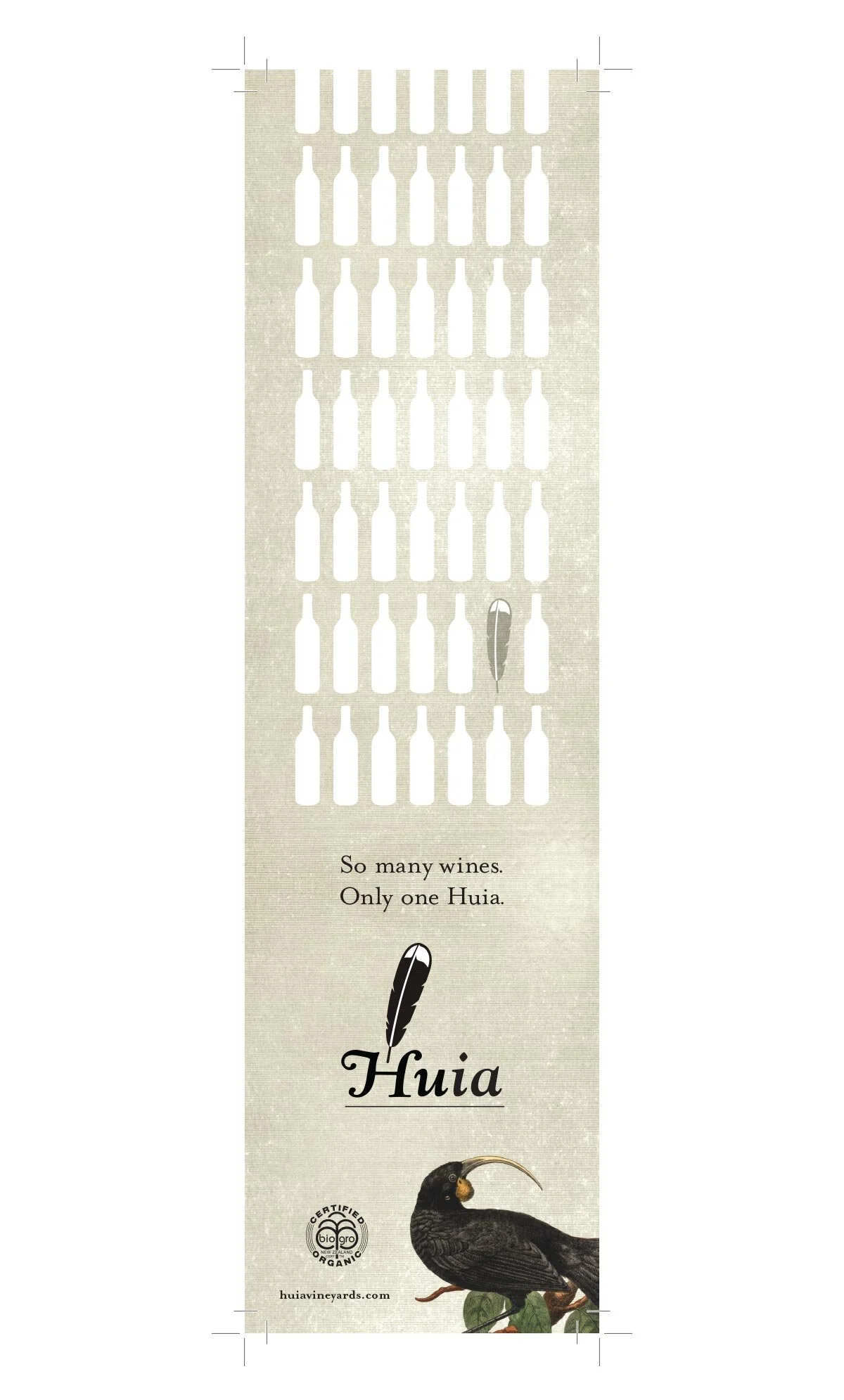  Huia wine ad for Morven from Tradecraft 