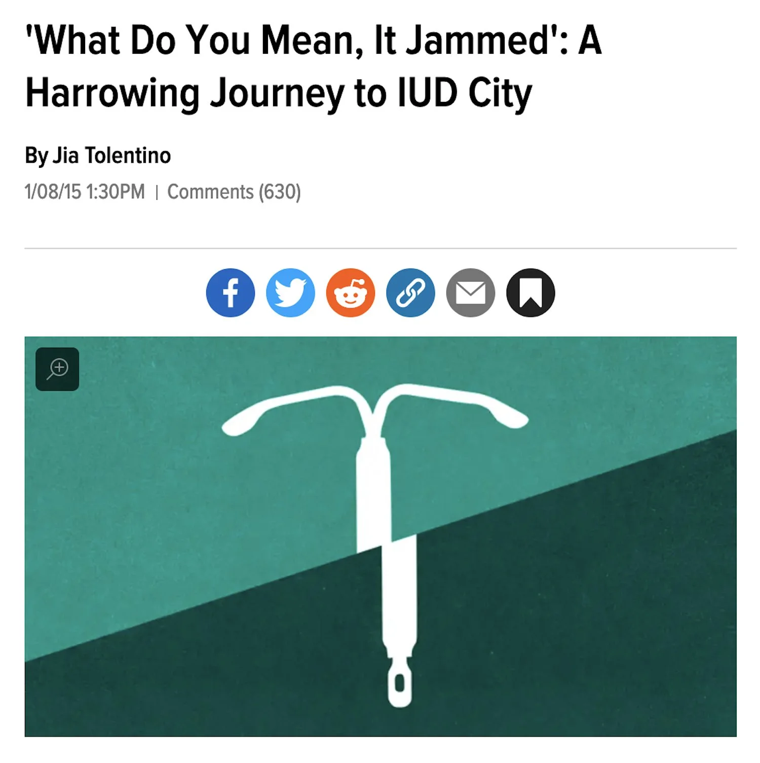 'What Do You Mean, It Jammed': A Harrowing Journey to IUD City