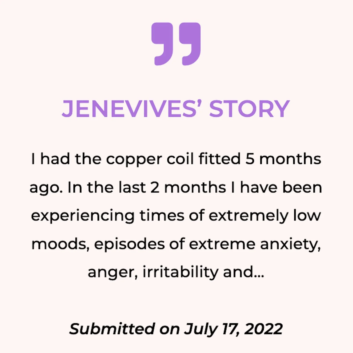 Jenevive's Story from IUD Alert