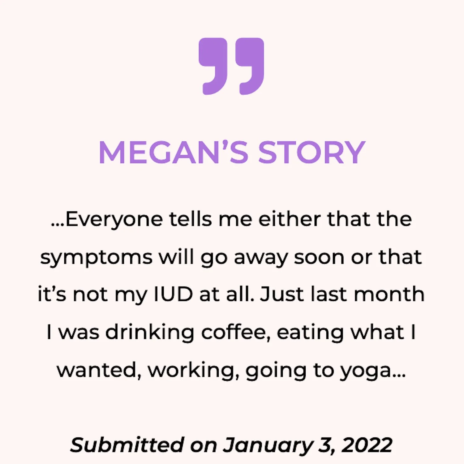 Megan's Story from IUD Alert