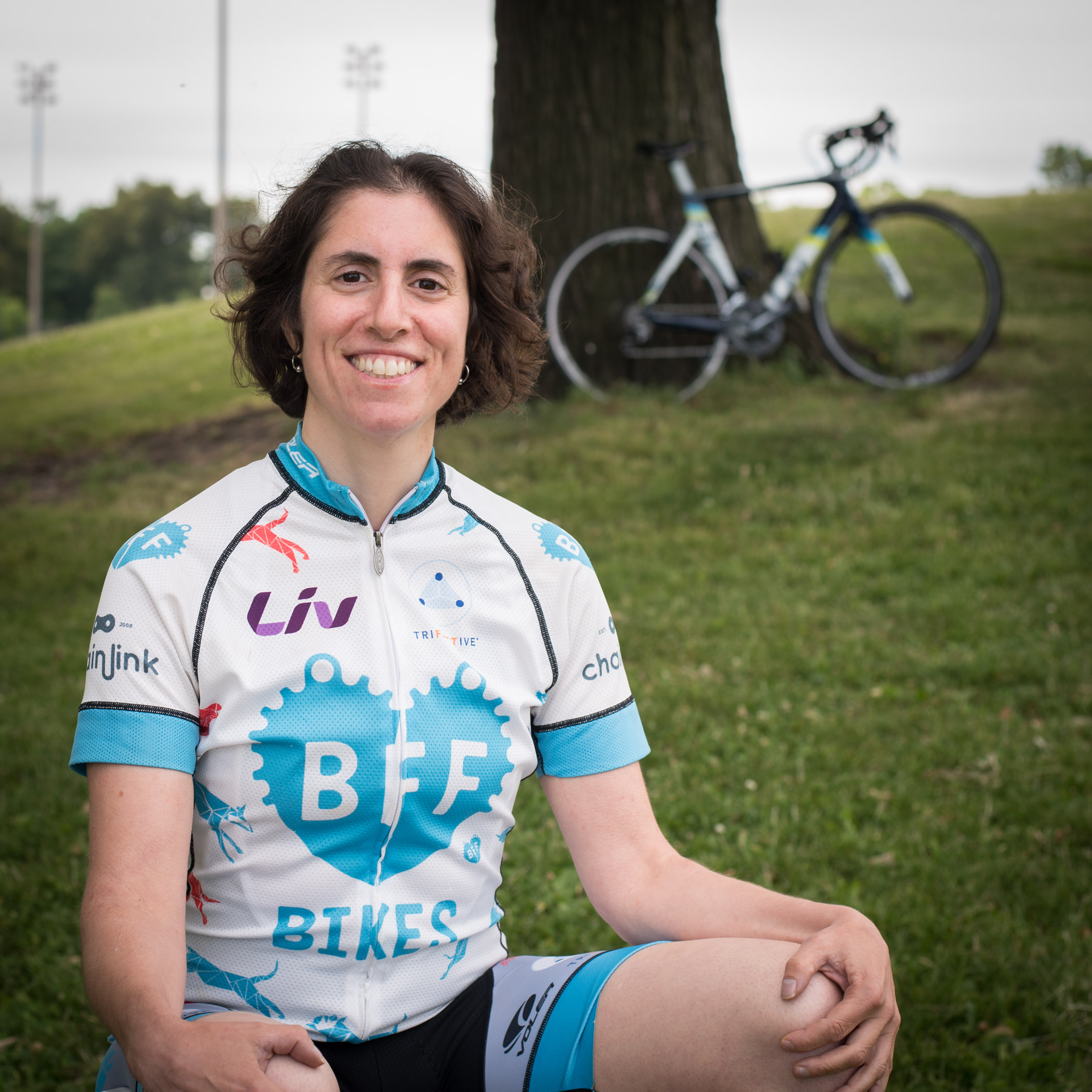 RONIT BEZALEL I’ve always loved riding my bike, and I somehow stumbled into racing. My first race was a 10 mile mountain bike race in Wisconsin in 2002. I was hooked. I’ve been racing on and off for about 12 years now. My disciplines are mountain biking and cross. Every race teaches me life lessons, and that’s the most valuable thing of all. I feel so fortunate to be on BFF and around this supportive group of women. It's really quite special. When I'm not biking, I'm a documentary filmmaker and photographer. Random fact: I don't have a cat or dog, but instead, an astounding cacti collection.