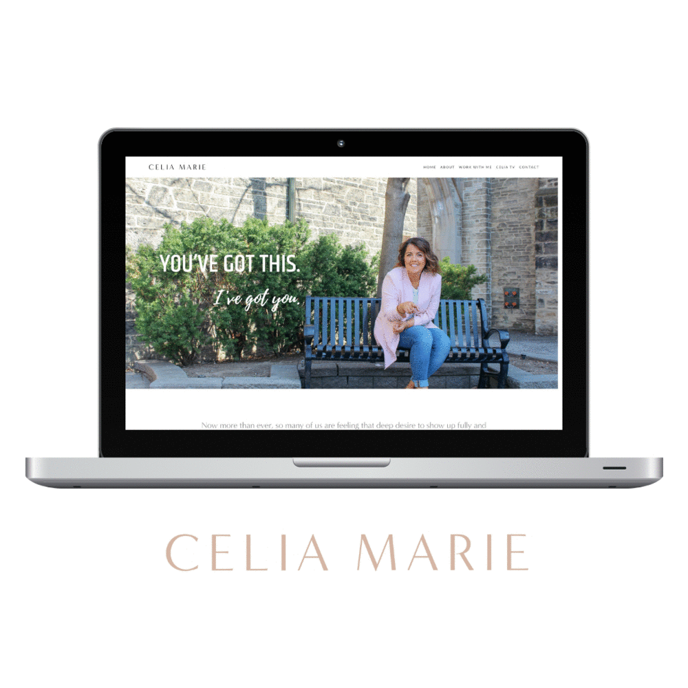 Celia Marie Website Design.gif