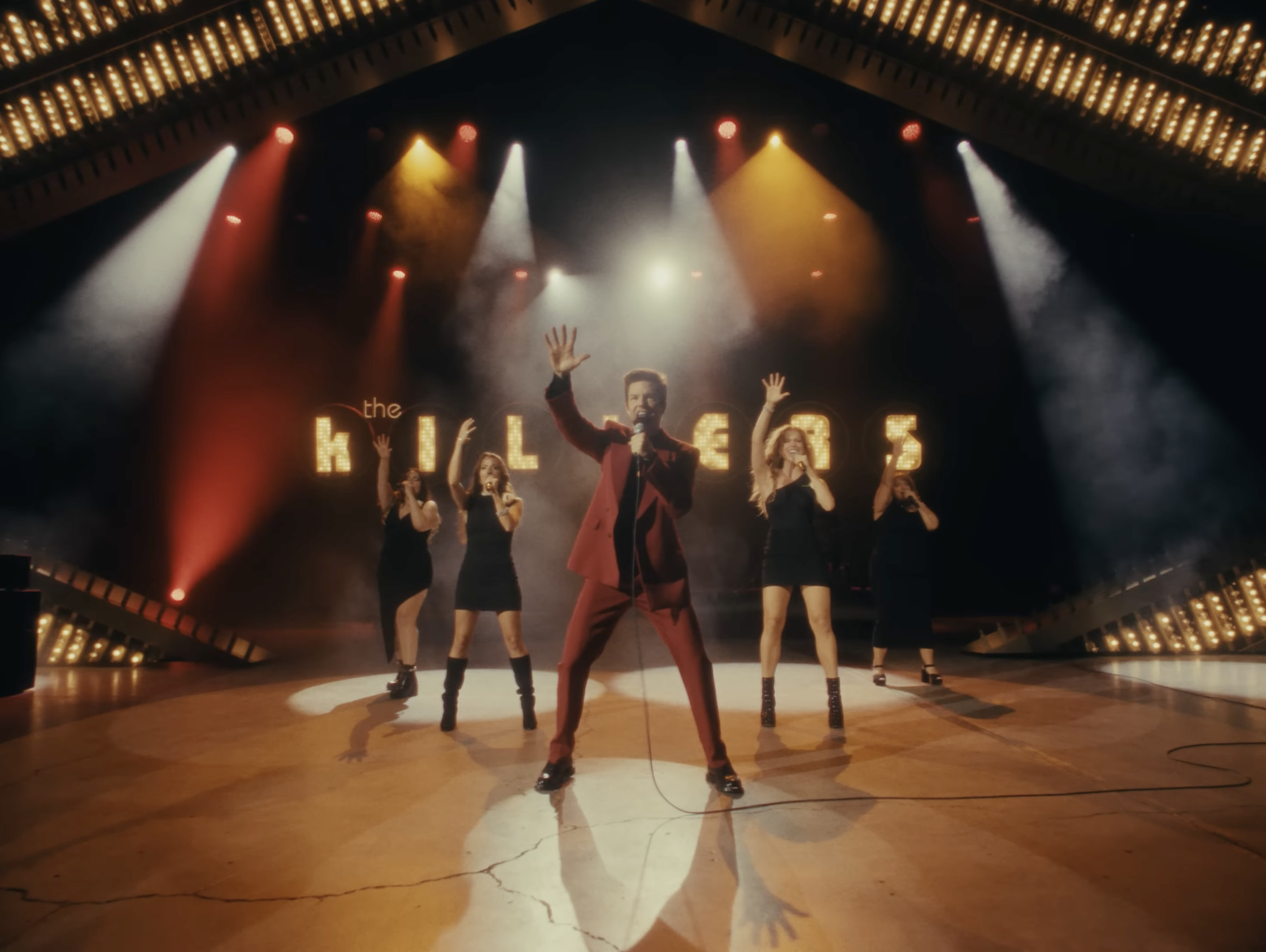 Mitchell Schellenger, The Killers Brandon Flowers, Bright Lights, Stage Design Production Design