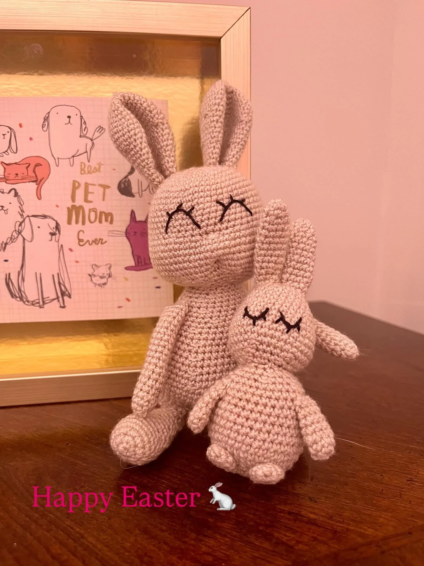 Happy Easter 🐇 My sweet, sweet client Alison handmade these adorable bunnies for me a little while back. 🥰