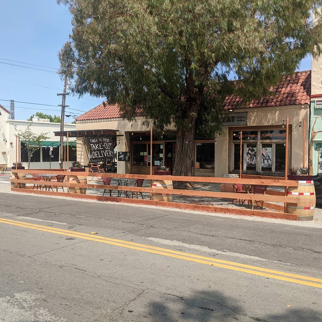 Come enjoy our beautiful new parklet! Open from 12pm to 8pm daily!