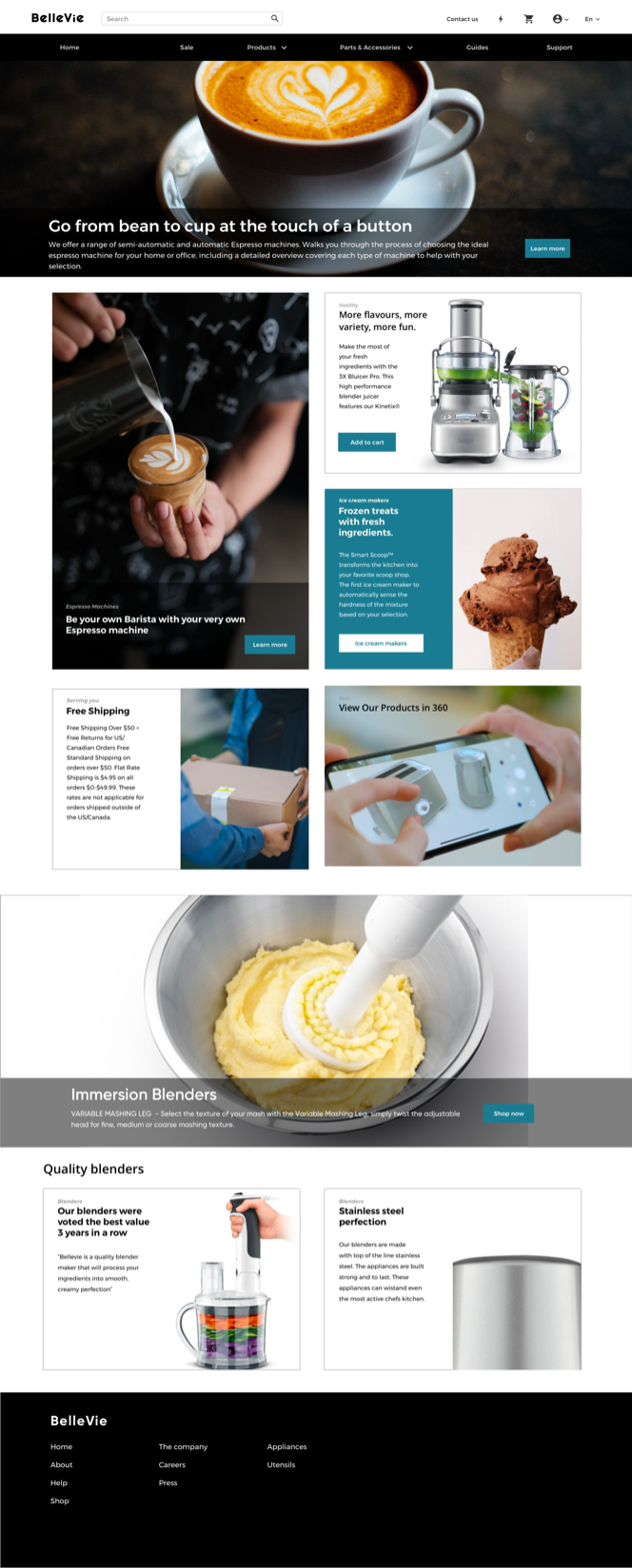 Final B2B brand BelleVie espresso and premium cookware brand