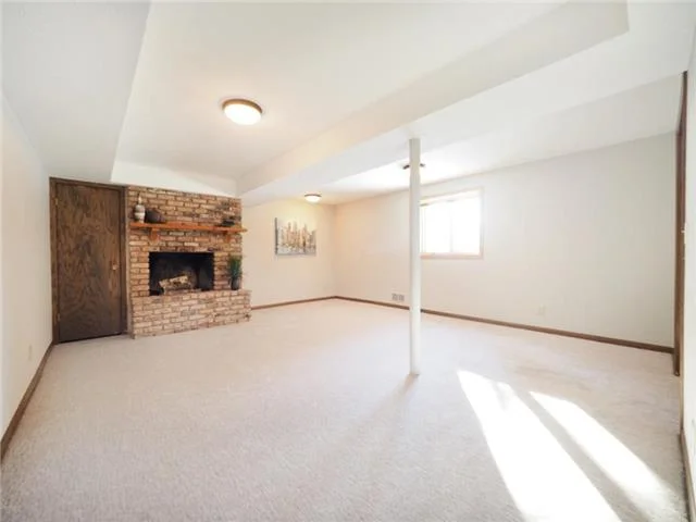 Basement living area (before)