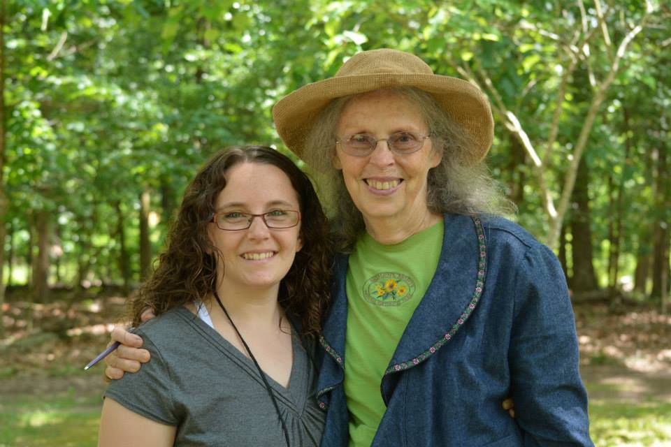  Teri with Ina May Gaskin at The Farm, in Summertown, TN 