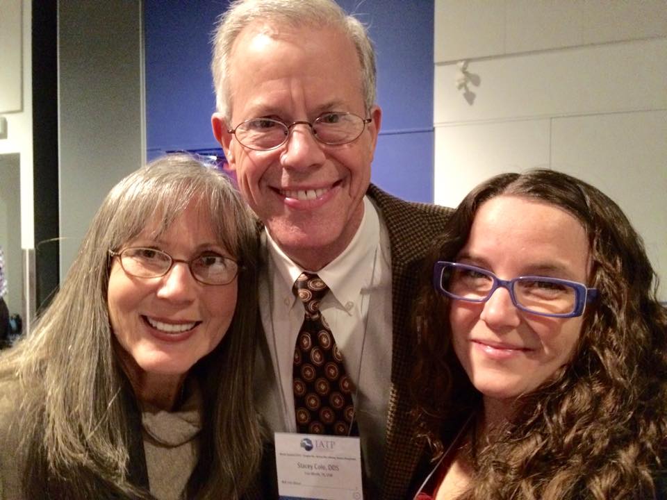Teri with Dr. & Mrs. Cole at the International Affiliation of Tongue-Tie Professionals conference 