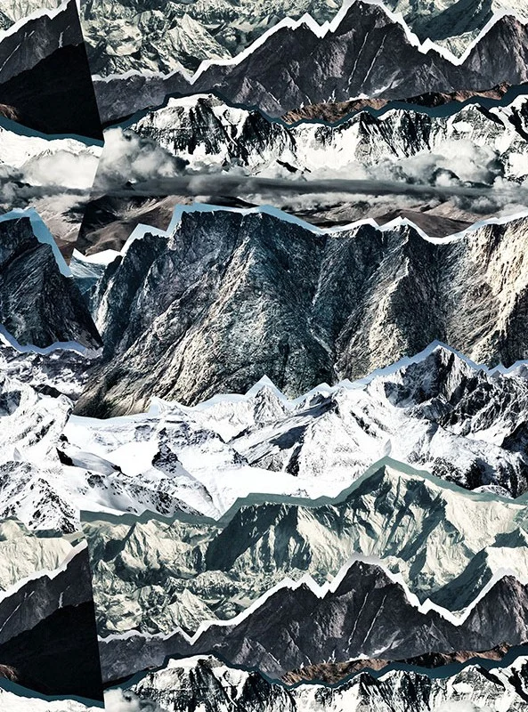 Mountains print for Kamuka (not available for purchase)
