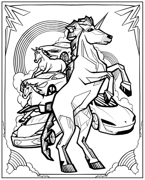 "Rainbows, unicorns and electric cars"