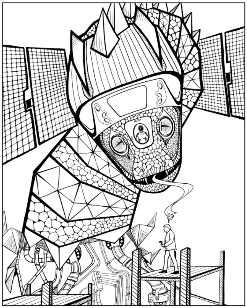 "Oh btw I'm building a cyborg dragon"