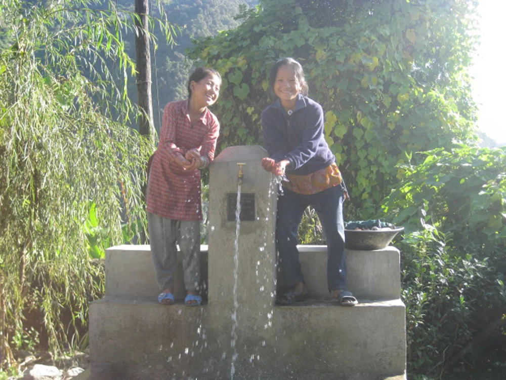 TSW Grils are enjoying with water.JPG