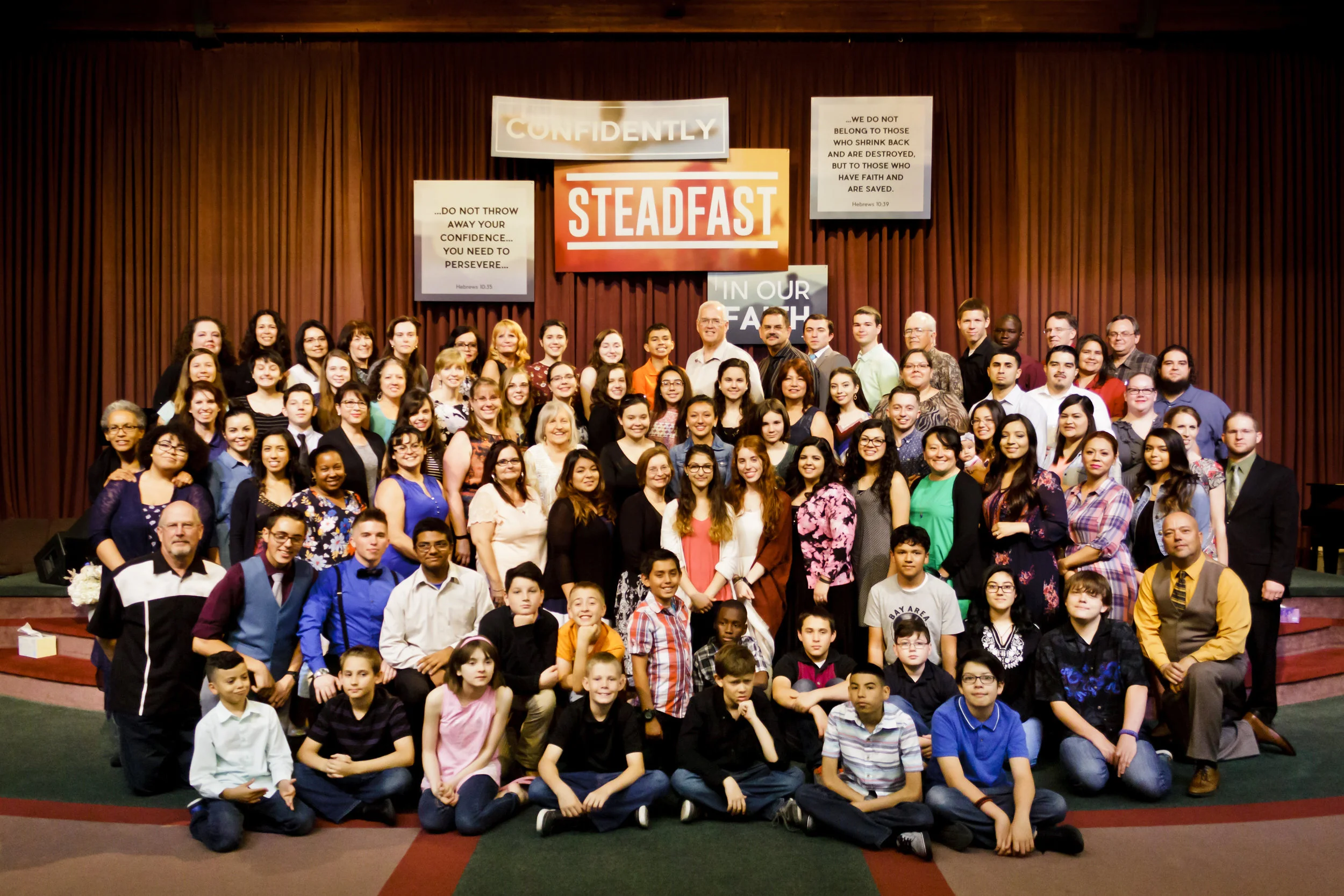Above: Next Generation Ministries workers and students.