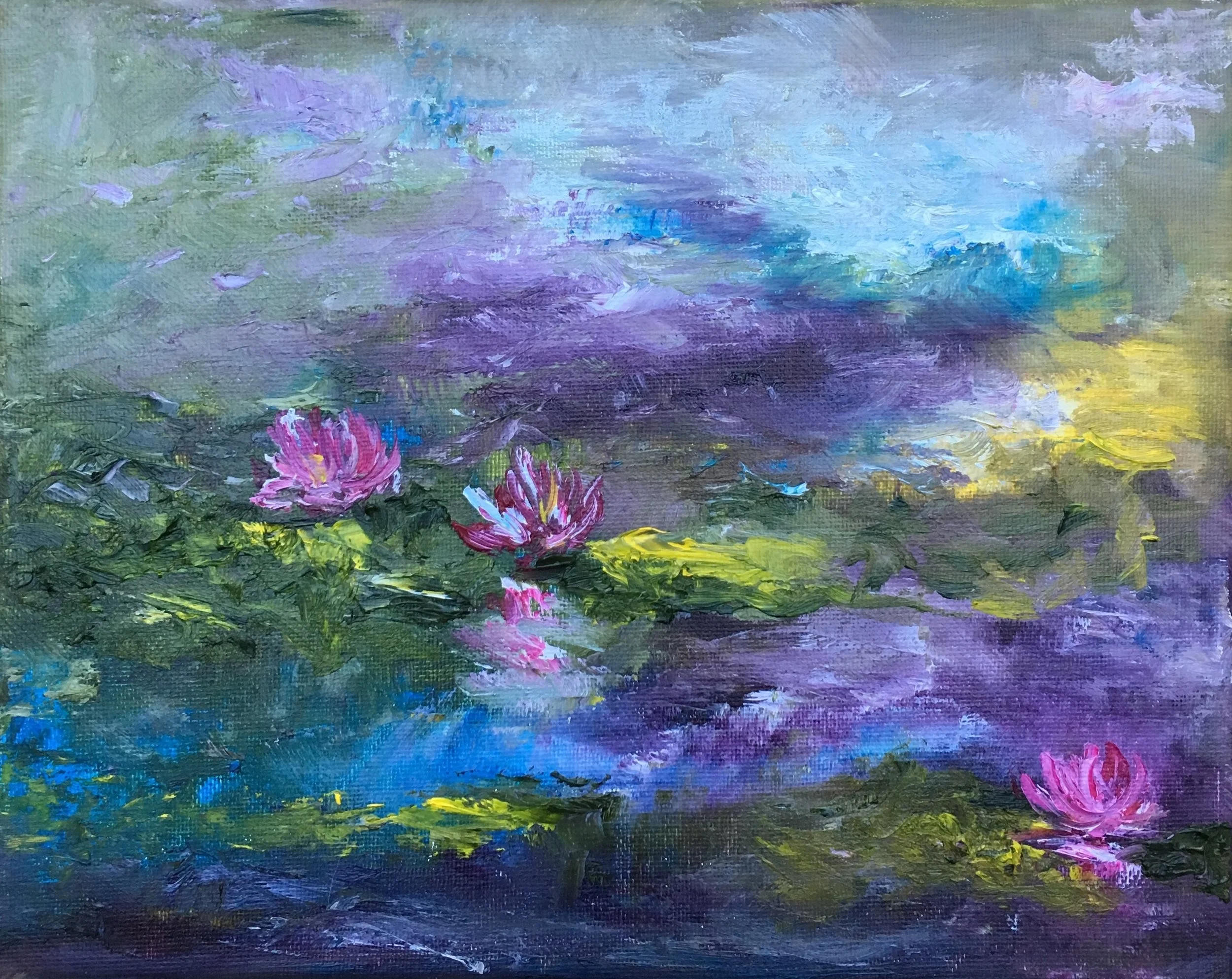 Waterlilies in the Evening Light