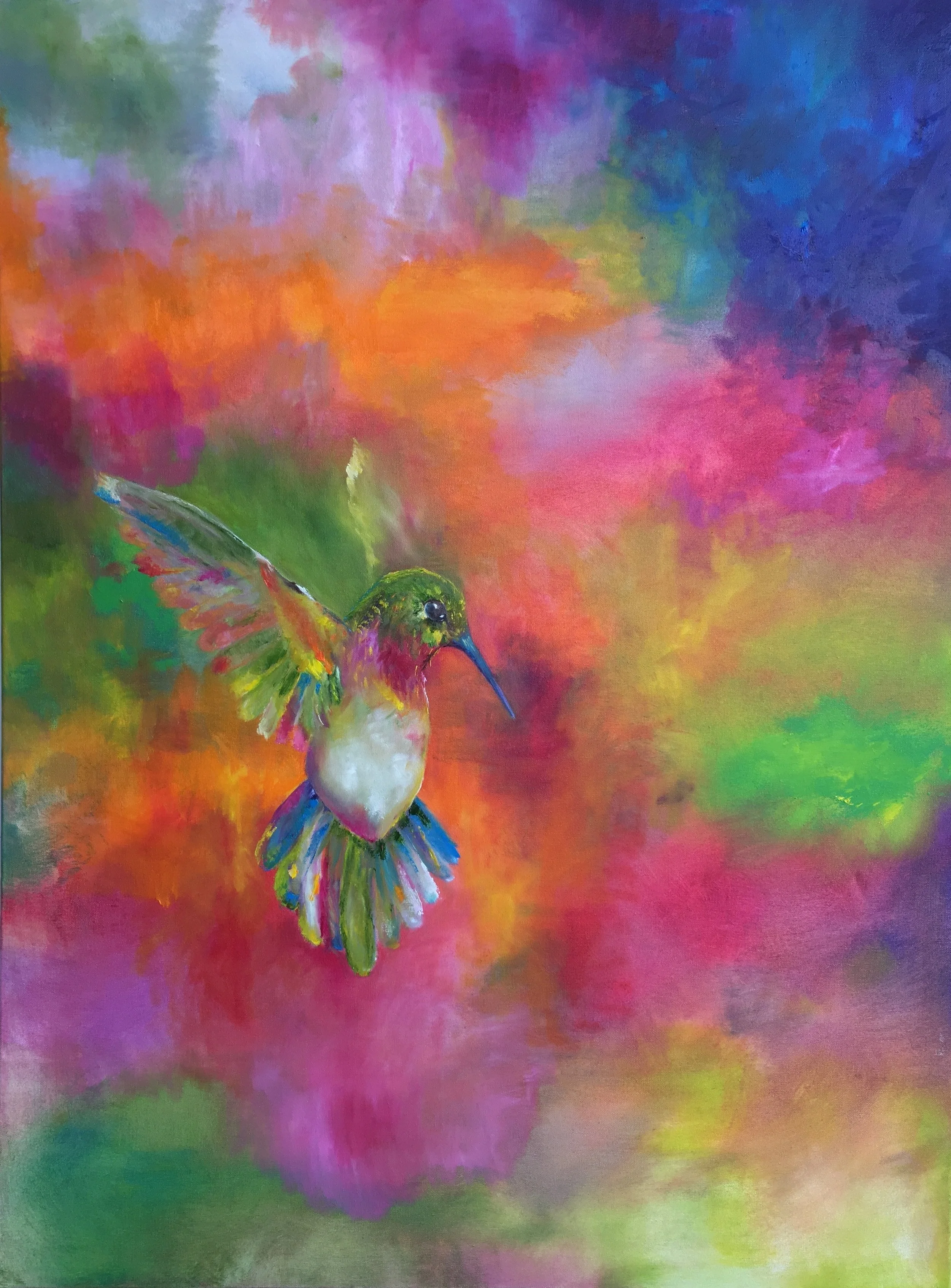 Vibrant Color Dancing Light