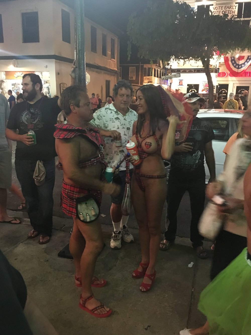  fantasy fest 2016 key west crowd shots pictures body paint nudity 