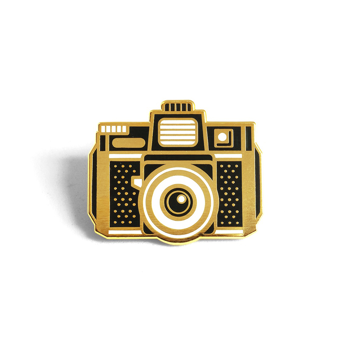 LLS066 : Holga Camera Hard Enamel Pin 1.12" x 1" $4