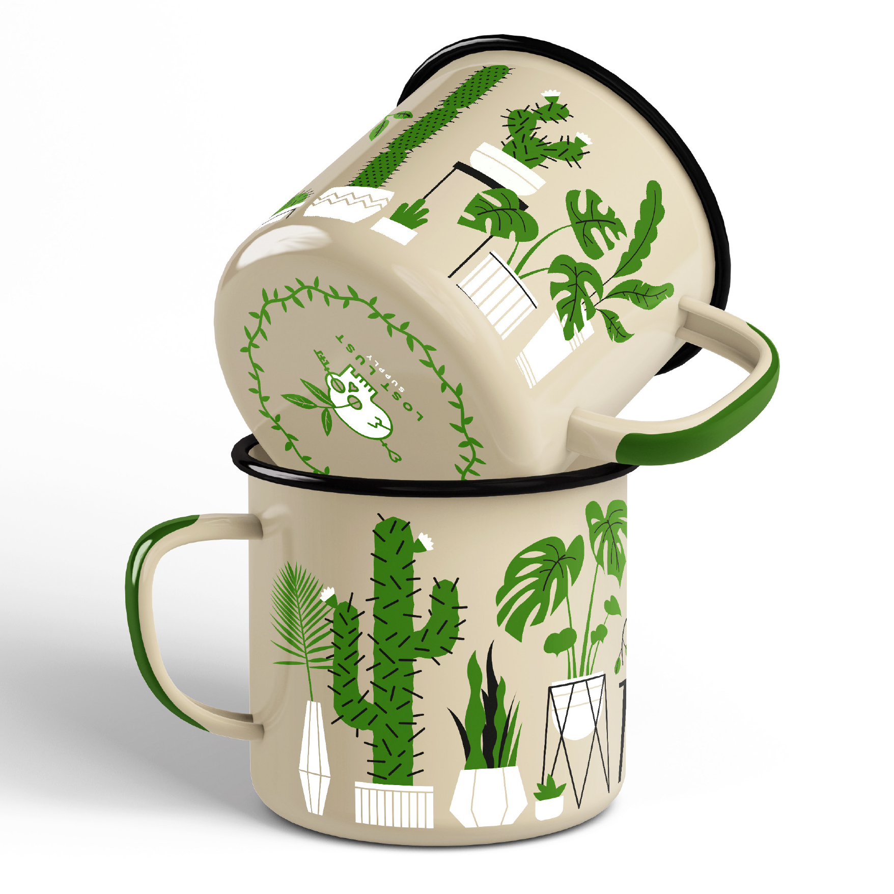 LLS171 : Synthesis Mug enamel + steel camp mug 12 oz. $18