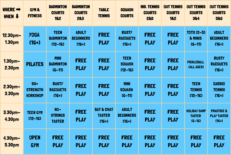 ARC Open Day 2024 - Try ARC For Free! — Atlantic Racquet Centre ...