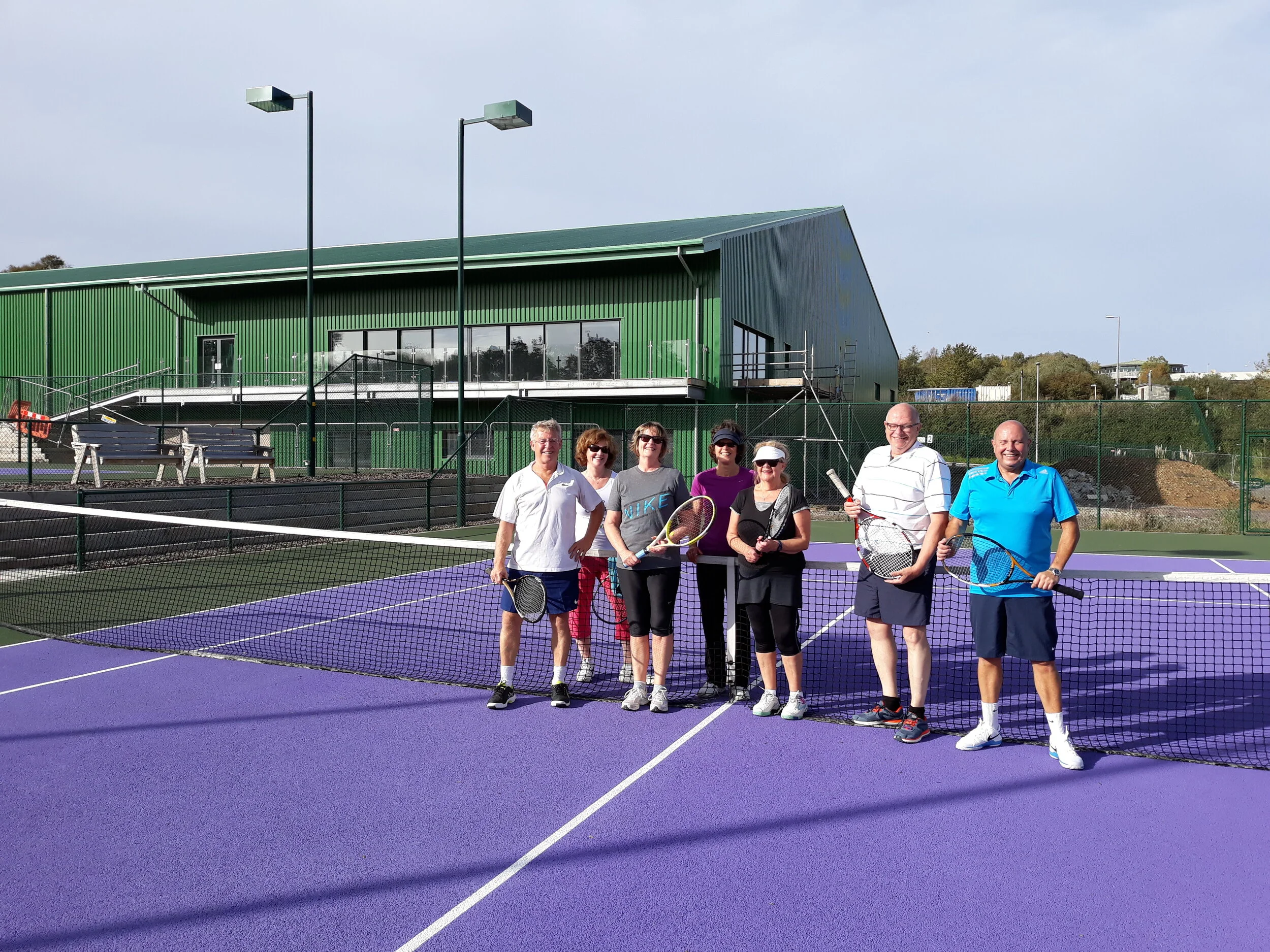 Adult Group Tennis lessons in North Devon