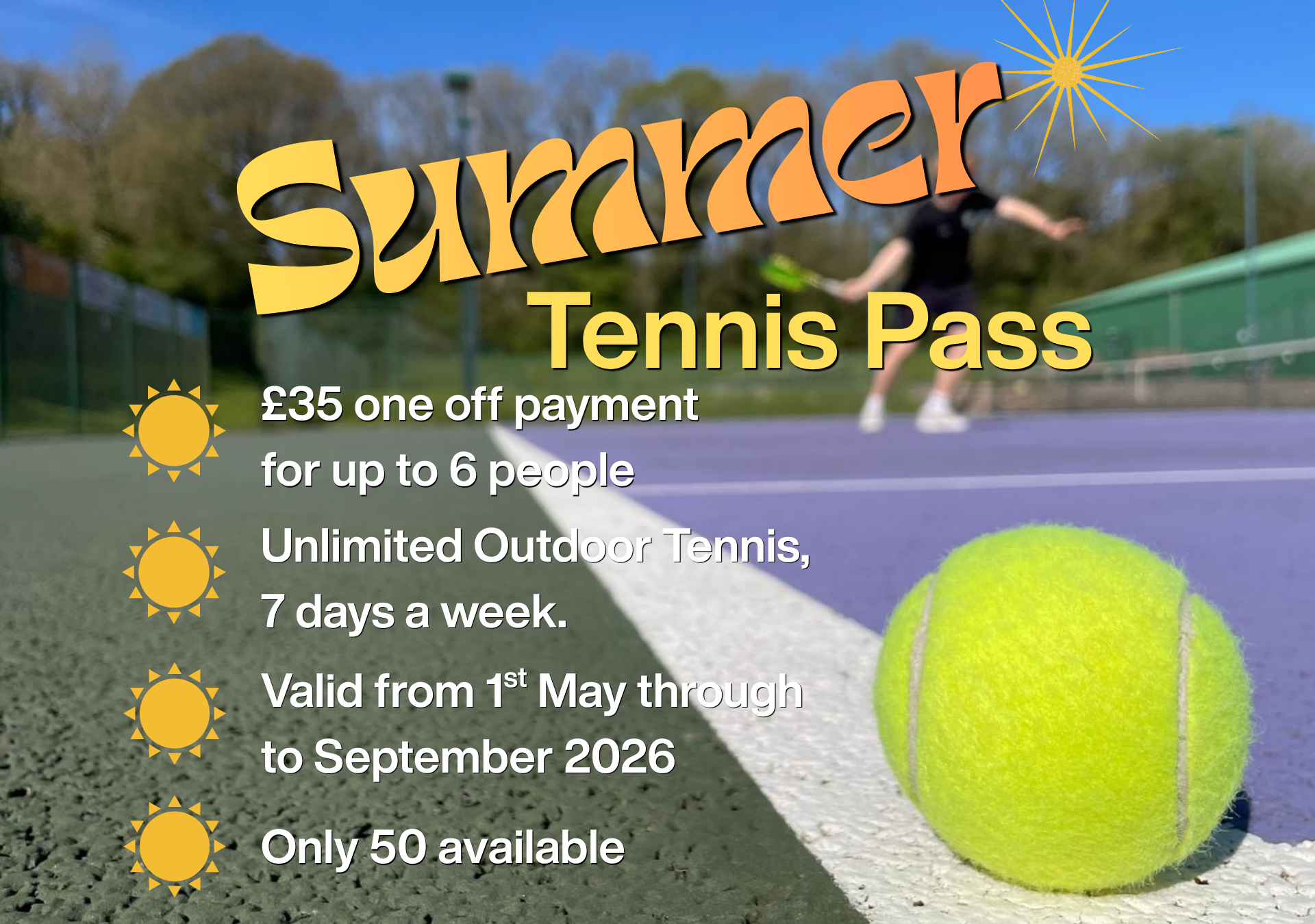 Summer Tennis Pass