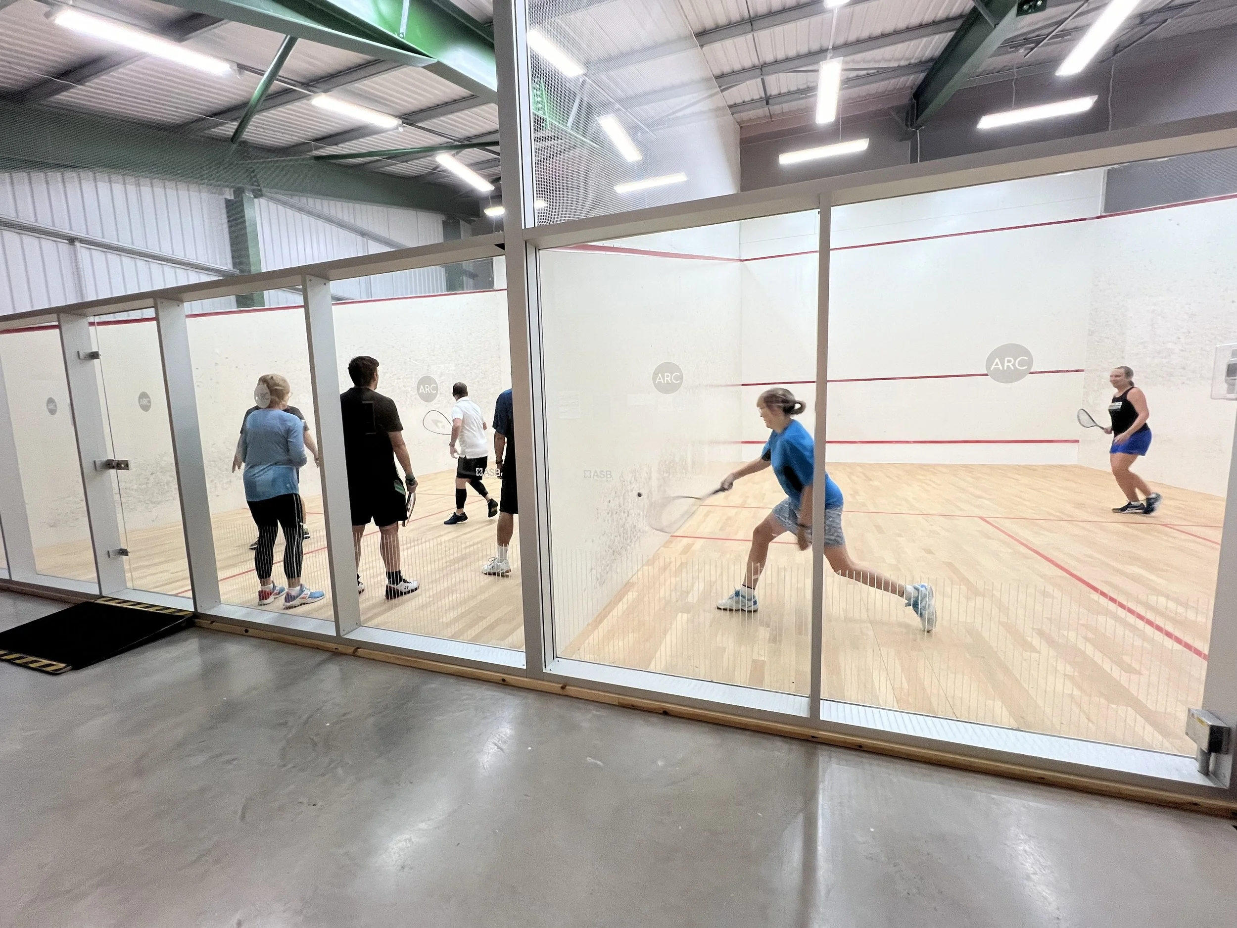 Social squash in North Devon