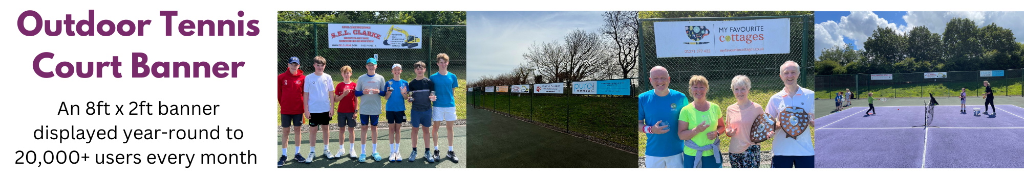 Advertising banner bideford