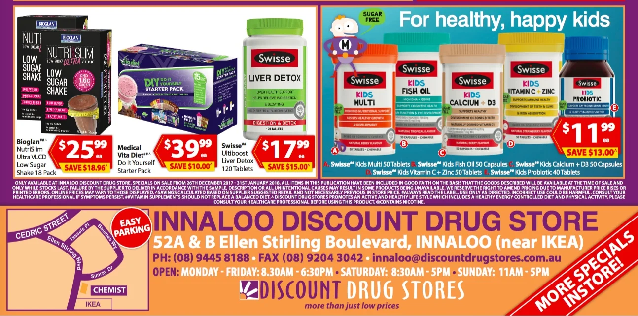 Prices valid until 31st January 2018