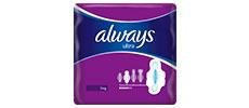For Daytime Protection Try Always Ultra Long Sanitary Towels Always Ultra Long Sanitary Towels provide up to 100 per cent protection for day thanks to their special core with liquid-locking gel and gel can’t leak. It is longer than Always Ultra Normal for more coverage and better protection from leaks.