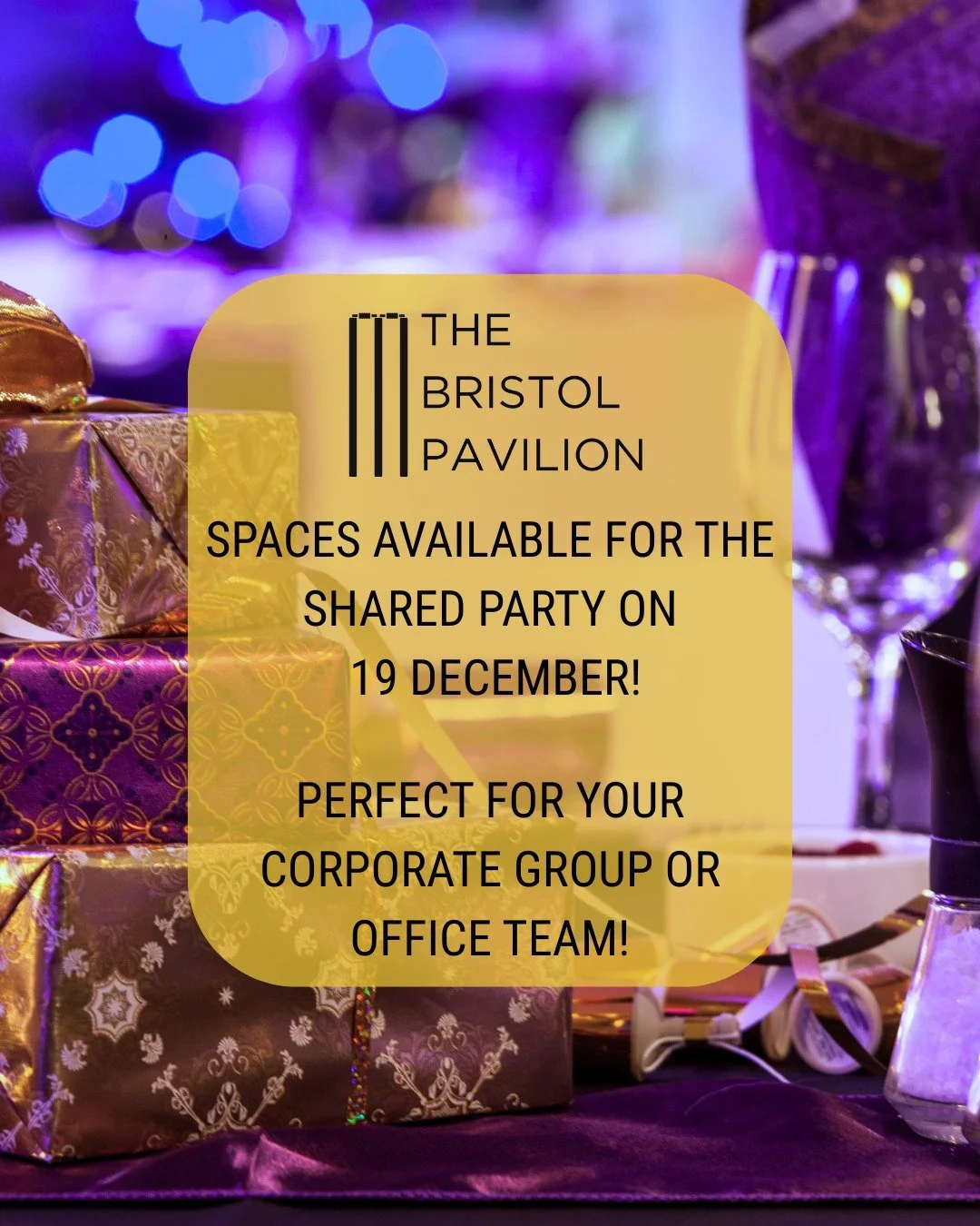 Spaces still available for Friday 19th December - Shared Christmas Party 🎉🎄