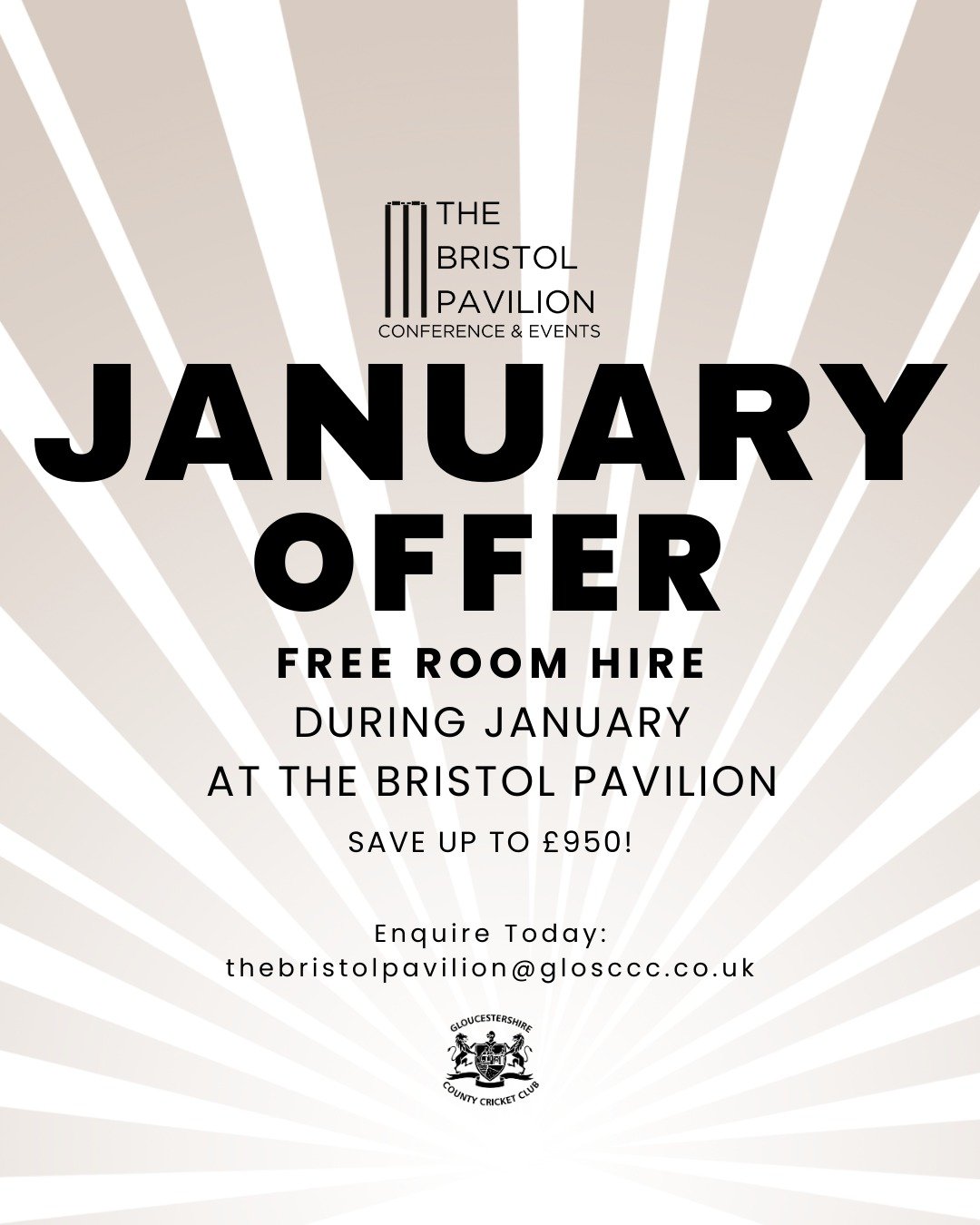 ✨ January Offer ✨

Book your event at The Bristol Pavilion in January 2026 and enjoy FREE room hire, saving up to &pound;950 🎉

To qualify for the offer, our in-house catering must be pre-booked in advance and include drinks.

Perfect for meetings, 