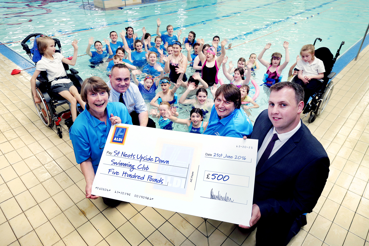 ALDI of St Neots kindly donated £500 to the club recently, thank you so much!