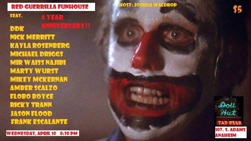 Red Guerrilla Funhouse at The Doll Hut 