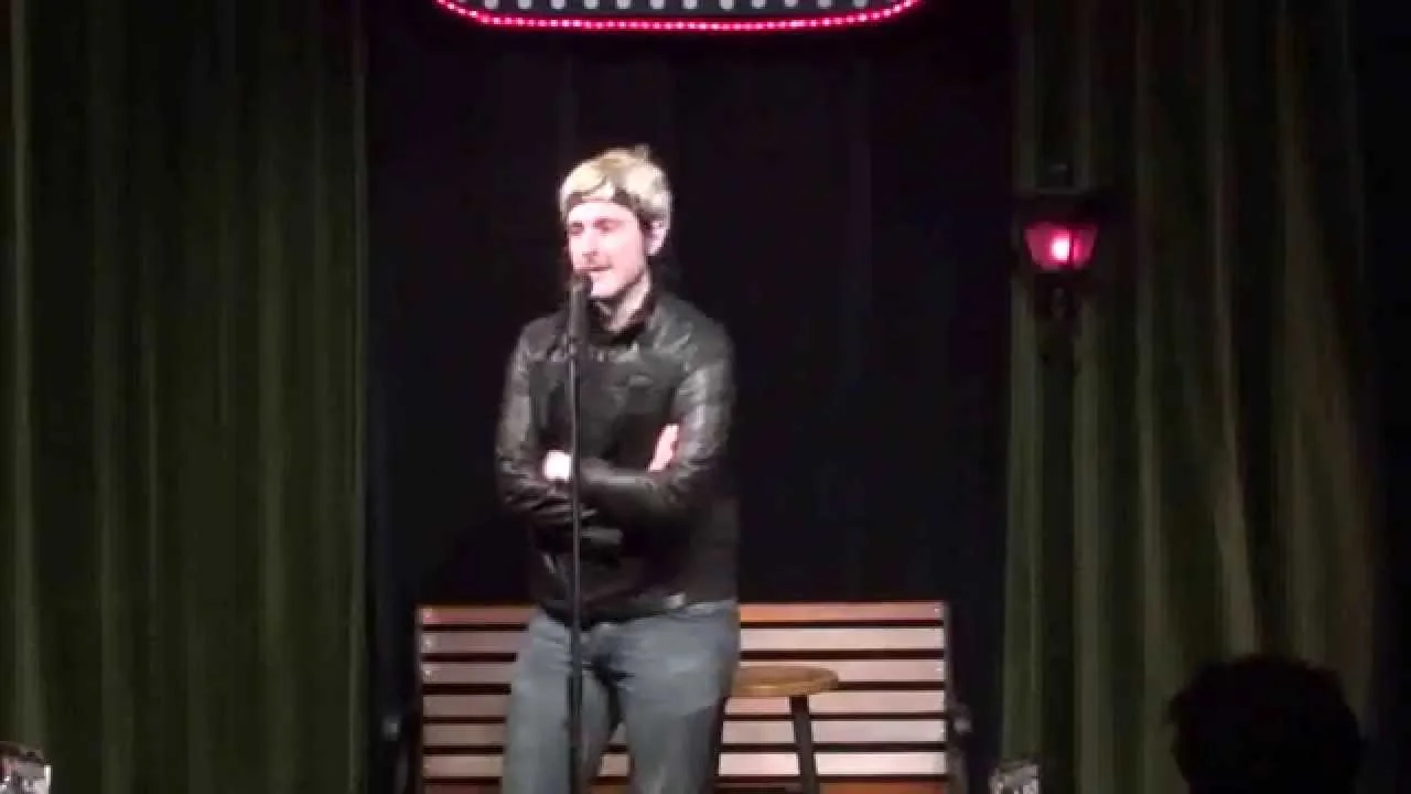 One of several Flappers clips I prematurely posted on YouTube. Nice wig, Dipshit! Doing some bully character in my first year of standup. I don’t do stuff like this anymore, so it doesn’t even accurately represent what I do and then to top it off it has some embarrassing dead spots- don’t make the same mistake! Keep your clips unlisted until you feel Tony the Tiger (Grrrr-eat!) about it.