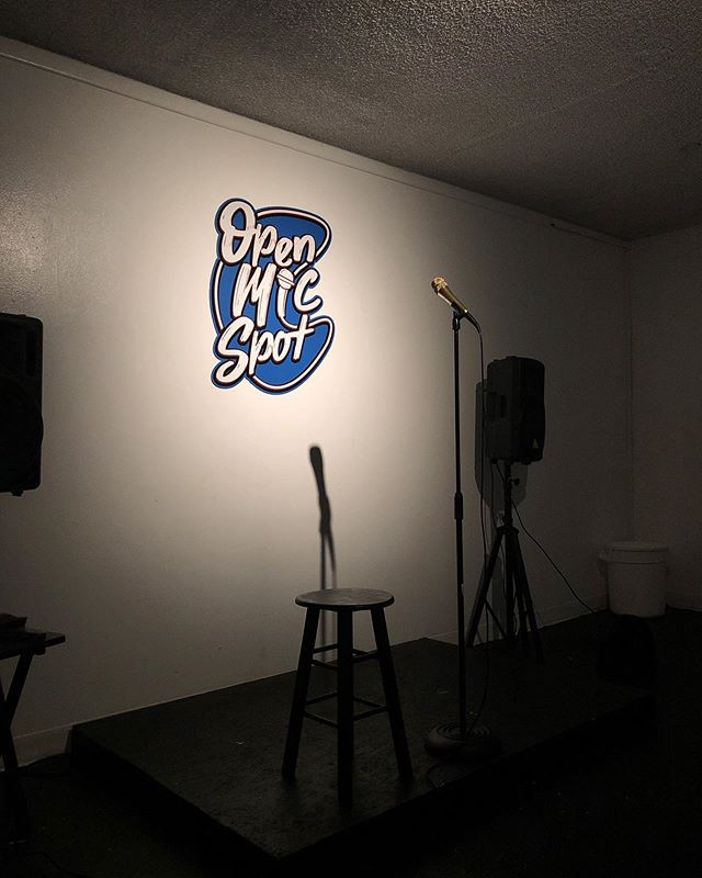 Open Mic Spot in Inglewood. DAILY Sign up at openmicspot.com. Comedy and spoken word. $5 for 5 minutes. Hosted by Sharina and others. Go up the stairs and it&rsquo;s the last door, there&rsquo;s a sign out front. Really supportive group with some rea
